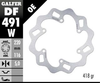 DF491W STANDARD SOLID MOUNT ROTOR