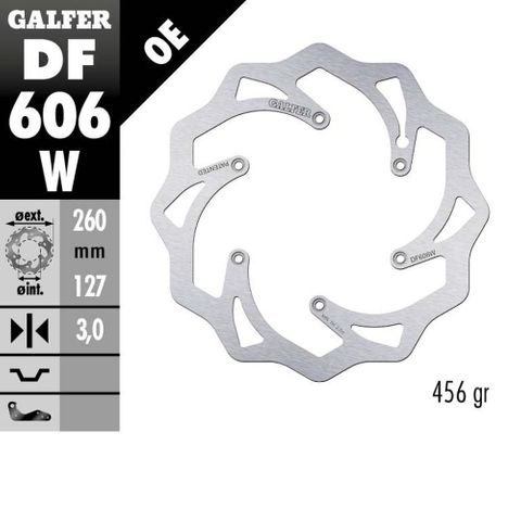 DF606W Galfer DISC W FIXED KTM & HUSQ (FNT)