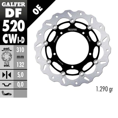 DF520CWD STANDARD FLOATING ROTOR