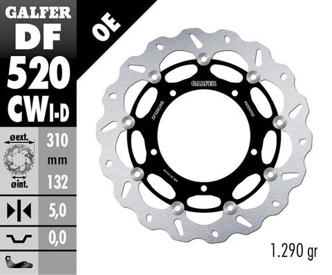 DF520CWD STANDARD FLOATING ROTOR