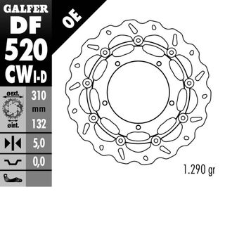 DF520CWI ROTOR FRONT