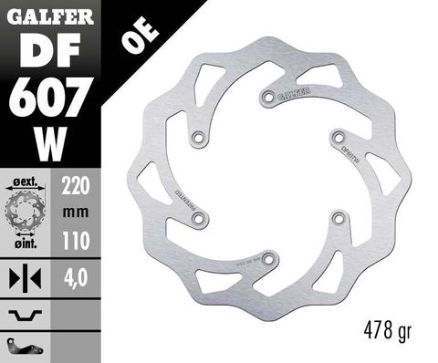 DF607W STANDARD SOLID MOUNT ROTOR