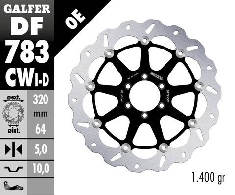 DF783CWI STANDARD FLOATING ROTOR