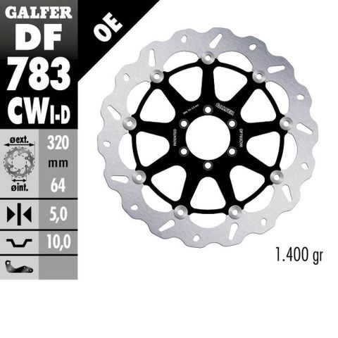 DF783CWI STANDARD FLOATING ROTOR