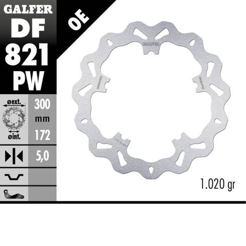 DF821PW STANDARD SOLID MOUNT ROTOR