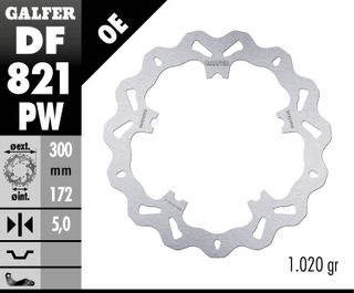 DF821PW STANDARD SOLID MOUNT ROTOR