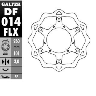 Galfer Centric - Polished Crystal Grey - Smoke