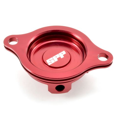 SPP-ASOC-10 OIL FILTER COVER RED