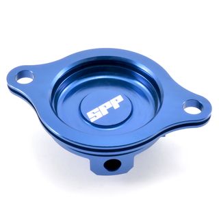 Spp Oil Filter Cover Honda Crf450R/X Trx450 Blue