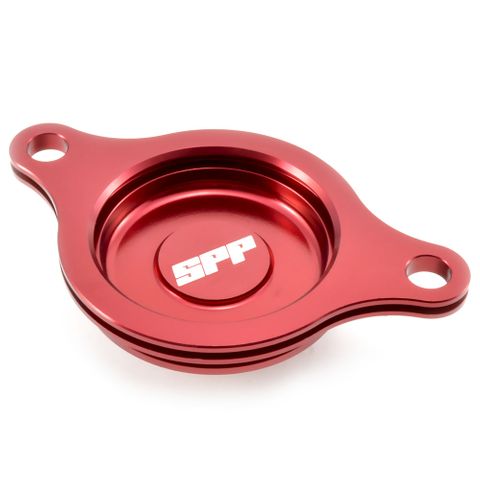 SPP-ASOC-11 OIL FILTER COVER RED