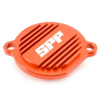 Spp Oil Filter Cover Various Ktm Husqvarna 250-525 Orange