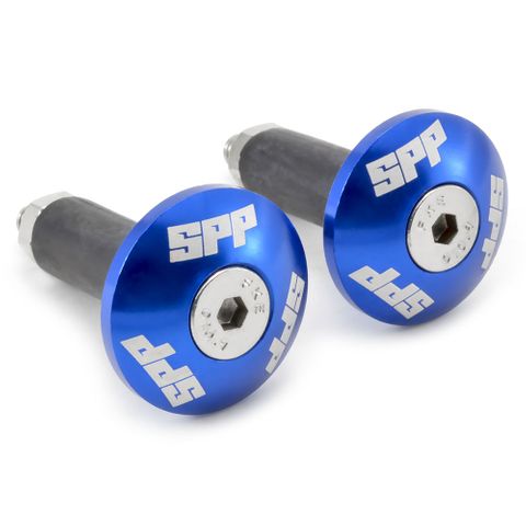 Spp Handlebars Ends Alloy Blue