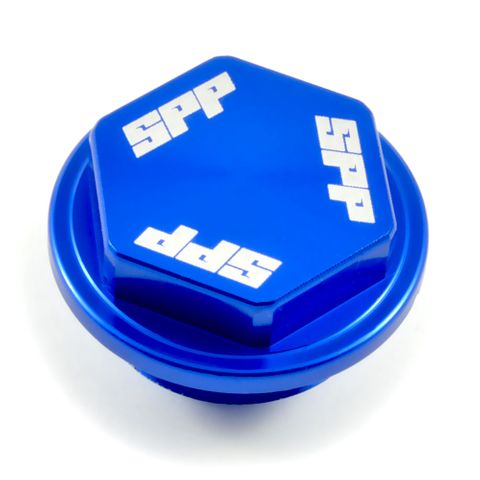 Spp Rear Reservoir Cap Various Ktm Husqvarna Sherco 125-510 Blue