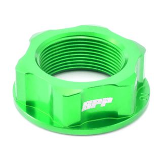 Spp Steering Stem Nut Various Honda Kawasaki Suzuki 50-500 Green