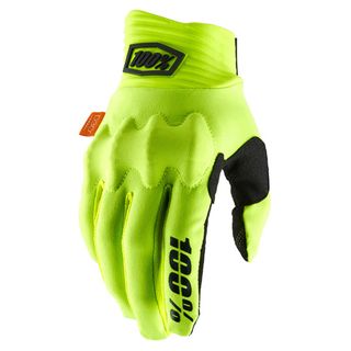 100% Cognito Fluo Yellow/Black Gloves