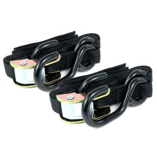 Spp Tie Down Straps 2 Pack Black