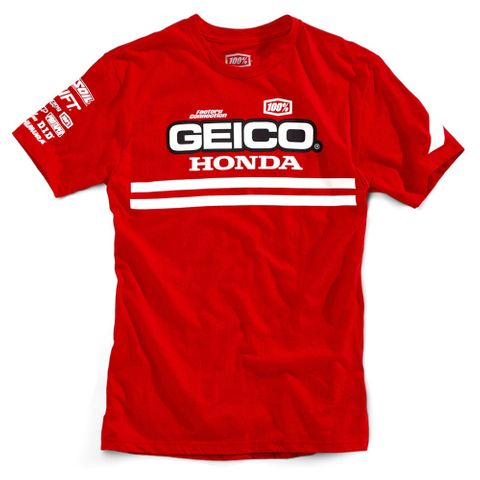 100% Geico Honda Control Red T-Shirt