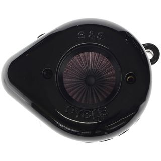 S&S Cycle Air Cleaner, Kit, Stealth, Air Stinger, W/ Black Teardrop, 2008-'16 Touring,'16-'17 Softail