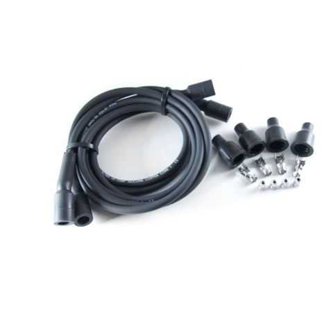 DW200 DYNA WIRE 7MM BLK SILICONE COPPER CORE