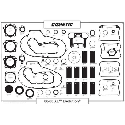 C9233F HD 86-00 XL EVOLUTION GASKET