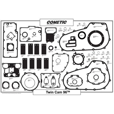 C9234F HD TWIN CAM 96 GASKET & SEAL