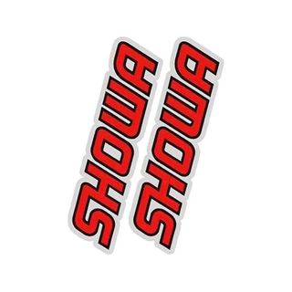 Factory Effex Fork/Swingarm Stickers Showa Red/Black