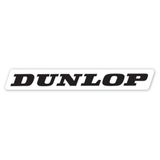 Factory Effex Stickers Dunlop Logo White Dealer 5 Pack