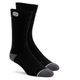 ONE-24021-001-17 SOLID CASUAL SOCKS BLACK SM/MD