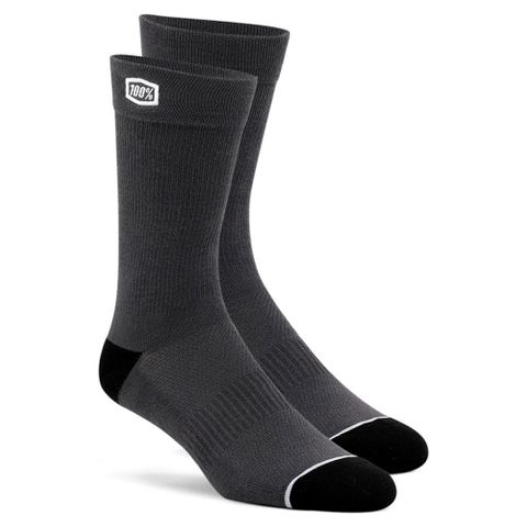 ONE-24021-007-17 SOLID CASUAL SOCKS GREY SM/MD