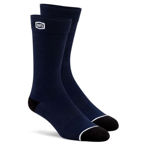 ONE-24021-015-17 SOLID CASUAL SOCKS NAVY SM/MD