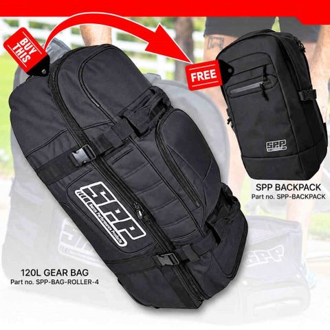 SPP-BAG-ROLLER-4 SPP GEAR BAG 120L (PLUS SPP BACK PACK)