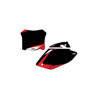 Factory Effex Number Plates Pre Cut Honda Cr125/250 2004