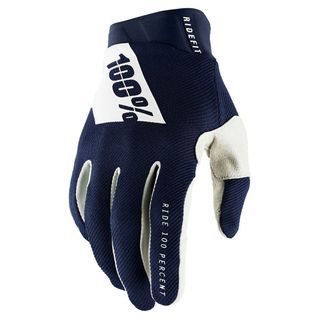 ONE-10014-375-10 RIDEFIT GLOVES Navy/Wht  SM