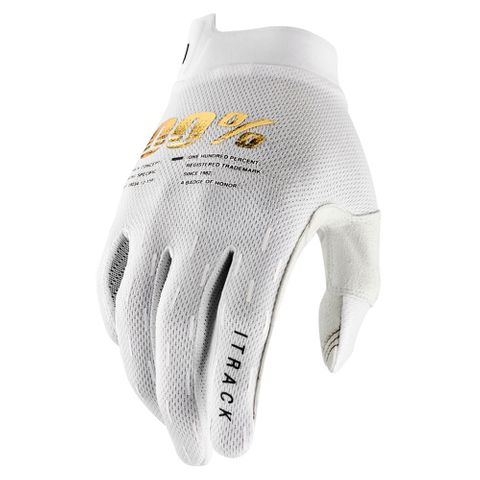 100% Itrack White Gloves