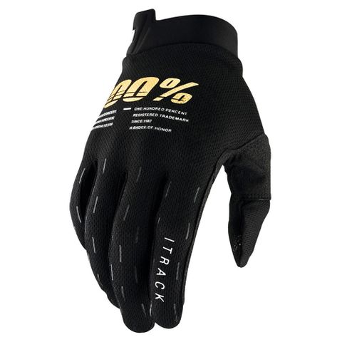 ONE-10015-001-10 ITRACK GLOVE  BLACK  SM