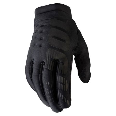 ONE-10016-057-04 BRISKER GLOVE  BLK/GREY YSM