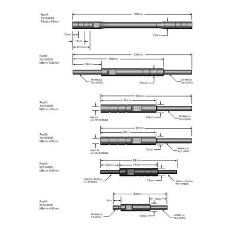 4-106 DEALER UNIVERSAL SHIFT ROD KIT