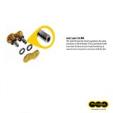 Regina Connecting Link Zse 520 Chain Press Fit Type 44 Link