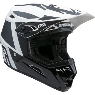 Answer 2022 AR-3 Helmet Phantom Black/White