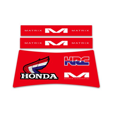 CGR-102 A2 STAND RETRO GRAPHICS HONDA RED/BLU