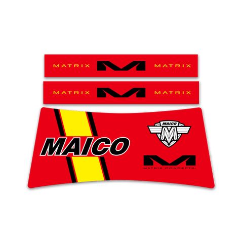 CGR-302 A2 STAND RETRO GRAPHICS MAICO RED/YEL