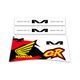CGR-101 A2 STAND RETRO GRAPHICS HONDA RED/YEL