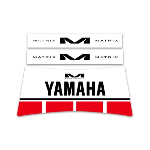 CGR-502 A2 STAND RETRO GRAPHICS YAMAHA RED