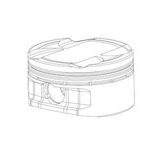 CP-Carrillo CP-230976 Yamaha YZ450F Big Bore Piston Kit