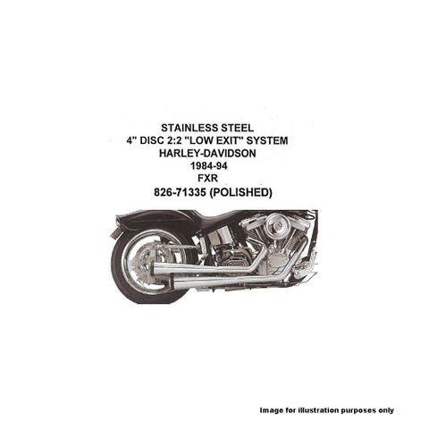 826-71335 HARLEY FXR 84-94 2:2 (no heat shield)