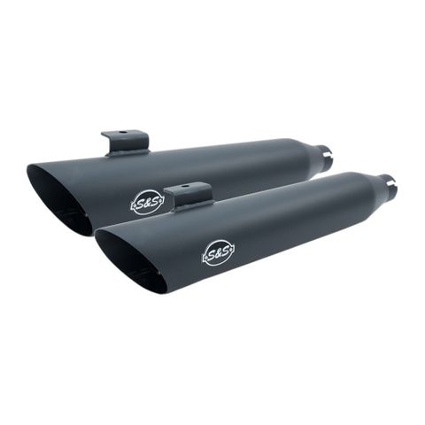 SS-550-0724 MUFFLER KIT. Slash Cut.3.25" Black.