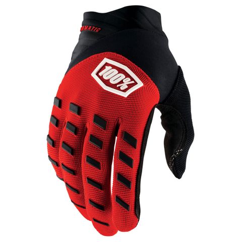 ONE-10028-248-05 AIRMATIC GLOVE RED/BLK  Y-MD