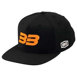 100% Bb33 Black/Fluo Orange Snapback