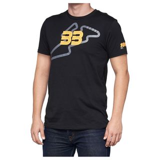 100% Bb33 Track Black T-Shirt