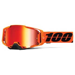 100% Armega Goggles CW2 Mirror Red Lens